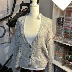 BNWT American Eagle-  Large light grey sweater